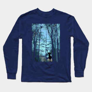 deer and forest Long Sleeve T-Shirt